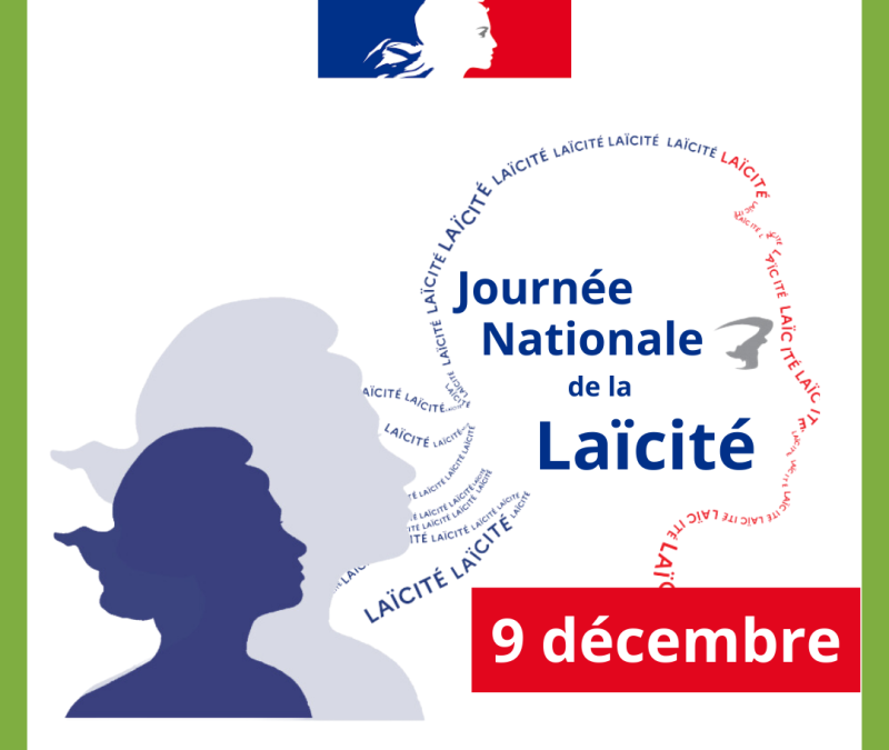 Le 9 décembre 2015 –  journée de commémoration du 110ème anniversaire de la loi votée en 1905 instaurant le principe fondateur de la laïcité