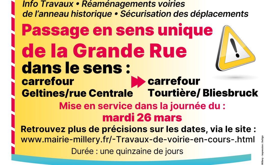 travaux Grande Rue